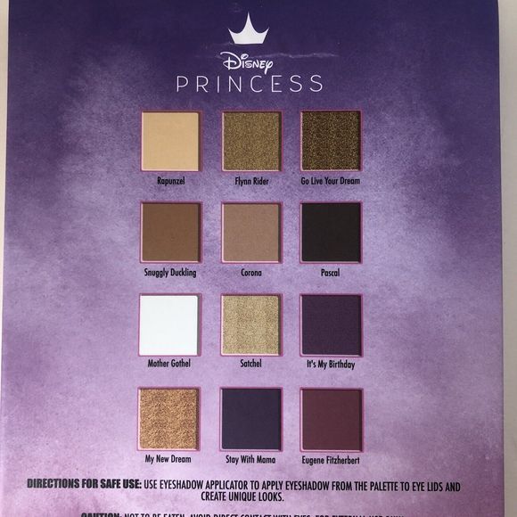 Taste Beauty Disney Princess Tangled Eyeshadow Palette New - Picture 3 of 6
